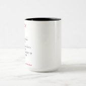緊急マネージャーのためのマグカップ 緊急マネージャーギフト用  マグカップ (中央)