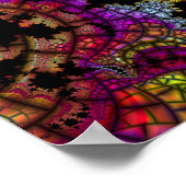 緊急モザイクいかりV 1アートプリント ポスター (角)