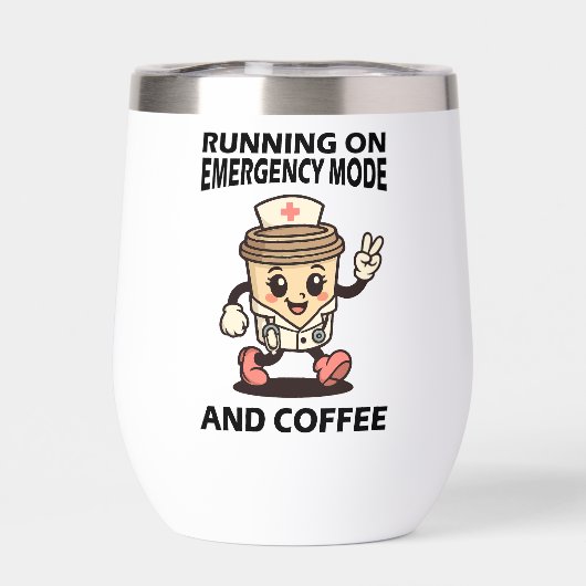 緊急モードアクティブ – コーヒーで燃料 (背面)