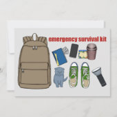 緊急救命用キット 招待状 (正面)