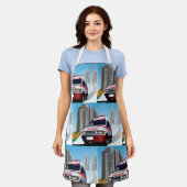 緊急救急センター救急センター エプロン (着用した状態)