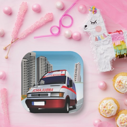 緊急救急センター救急センター ペーパープレート (パーティー)