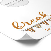 緊急時おもしろい金ギフトカードホルダーの場合 ポスター (角)