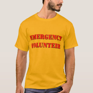 緊急時のボランティア Tシャツ