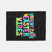 緊急気にナースバニーイースターデーNpチームマイナーI フリースブランケット (正面(横))