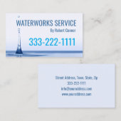 緊急水道工事 名刺 (正面/裏面)