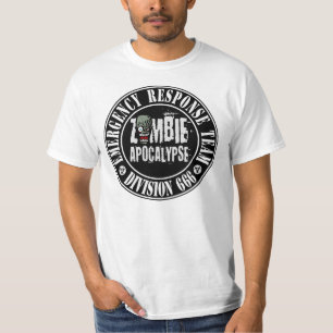 緊急状態応答のチーム: ゾンビApacolypse Tシャツ