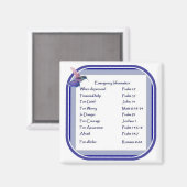 緊急聖なる書物、 経典一覧やる気を起こさせる, マグネット (正面/裏面)