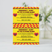 緊急警報は私のペット家のカードだけです カード (スタンド正面)