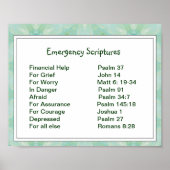 緊急通報聖なる書物、 経典勇気付けられる ポスター (正面)