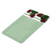 緊急連絡磁石：イチゴ マグネット (左側)