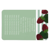 緊急連絡磁石：イチゴ マグネット (横)