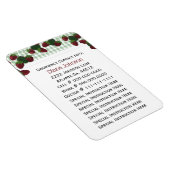 緊急連絡：ベビーシッタープレミアムマグネット マグネット (右側)