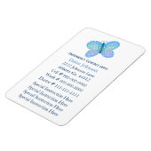 緊急連絡：ベビーシッタープレミアムマグネット マグネット (左側)