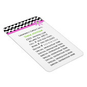 緊急連絡:ベビーシッタープレミアムマグネット マグネット (右側)