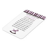 緊急連絡：ベビーシッタープレミアムマグネット マグネット (左側)