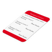 緊急連絡 マグネット (左側)