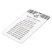 緊急連絡：ロッキングホースプレミアムマグネット マグネット (左側)