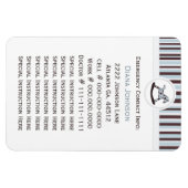 緊急連絡：ロッキングホースプレミアムマグネット マグネット (横)