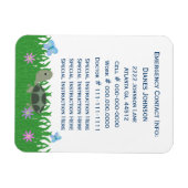 緊急連絡:亀:プレミアムマグネット マグネット (横)