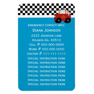 緊急連絡：消防車 マグネット