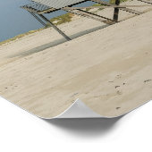 緊急避難所ビーチポスター ポスター (角)