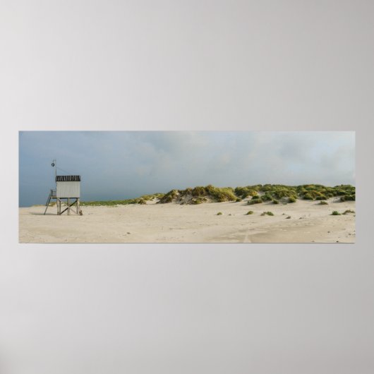 緊急避難所ビーチポスター ポスター (正面)