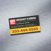 緊急配管用呼び出し – 配管工冷蔵庫用マグネット マグネット名刺 (インサイチュ)