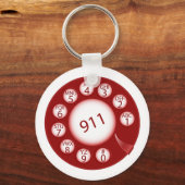緊急電話 キーホルダー (正面)