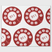 緊急電話 ラッピングペーパー (フラット)