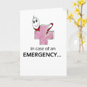 緊急 カード (黄色い花)