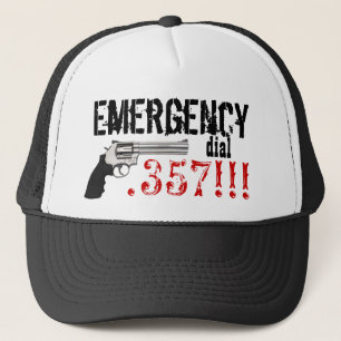 緊急.357に!電話をかけて下さい!! 357銃 キャップ