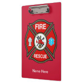 緊急EMT Fire Rescueアクリル製クリップボード クリップボード (左)