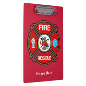 緊急EMT Fire Rescueアクリル製クリップボード クリップボード (右)