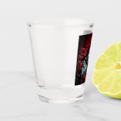 緋のショット ショットグラス (左)