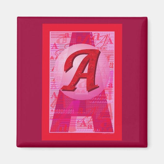 「緋文字」 マグネット (正面)