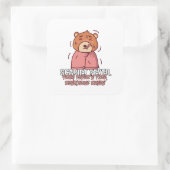 緋熱 – 発熱の火から、レジリエンス上昇 スクエアシール (バッグ)