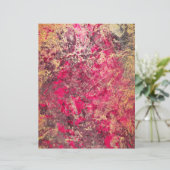 緋色と金ゴールドマーブルスクラップブック紙 (スタンド正面)