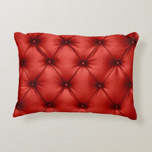 緋色のアカペトンの背景のテクスチャをクローズアップ アクセントクッション (裏面)