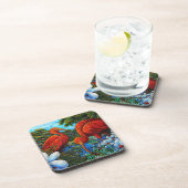 緋色のイビスコースターセット6 コースター (右側)