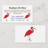 緋色のイビスバードマンガイラストレーション 名刺 (正面/裏面)