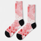 緋色のウィスパー ソックス (左)