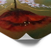 緋色のケシ ポスター (角)