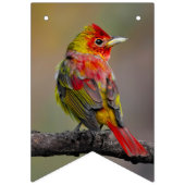 緋色のタネガーの成型品 – オリジナル写真 バンティングフラッグ (第2の旗)