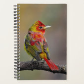 緋色のタネガーの成型品 – オリジナル写真 プランナー手帳 (正面)