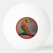 緋色のタネガーの成型品 – オリジナル写真 卓球ボール (裏面)