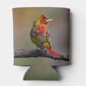 緋色のタネガーの成型品 – オリジナル写真 缶クーラー (裏面)