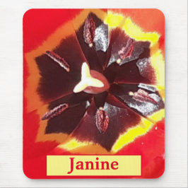 緋色のチューリップ マウスパッド