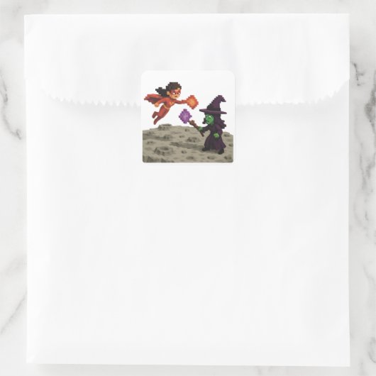 緋色のベガの対決 スクエアシール (バッグ)