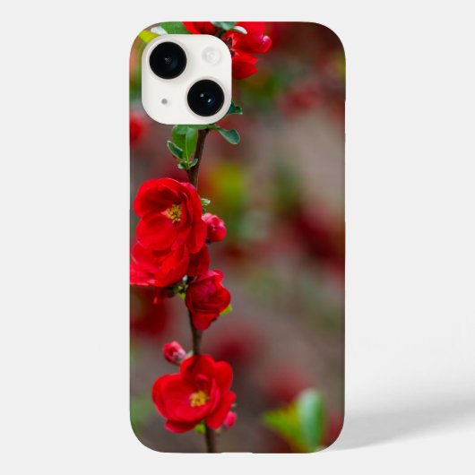 緋色のラインiPhoneケース Case-Mate iPhoneケース (裏面)